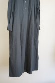 画像9: 「WIRROW」COTTON LINEN STAND COLLAR SHIRTS DRESS (9)