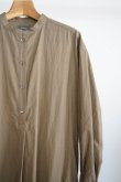 画像10: 「WIRROW」COTTON LINEN STAND COLLAR SHIRTS DRESS (10)
