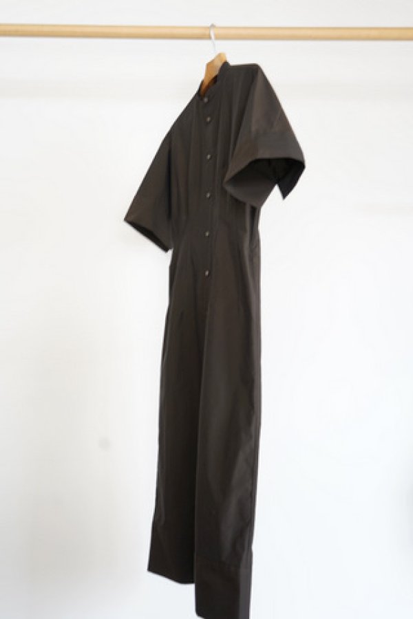 AURALEE」FINX NYLON CHAMBRAY ONE PIECE - BROWN'S