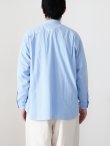画像16: 「STILL BY HAND」(スティルバイハンド) Garment-dye Narrow Collar Shirt (16)
