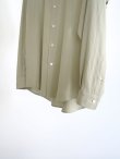 画像4: 「AURALEE」 HARD TWIST COTTON SILK VIYELLA SHIRT (4)