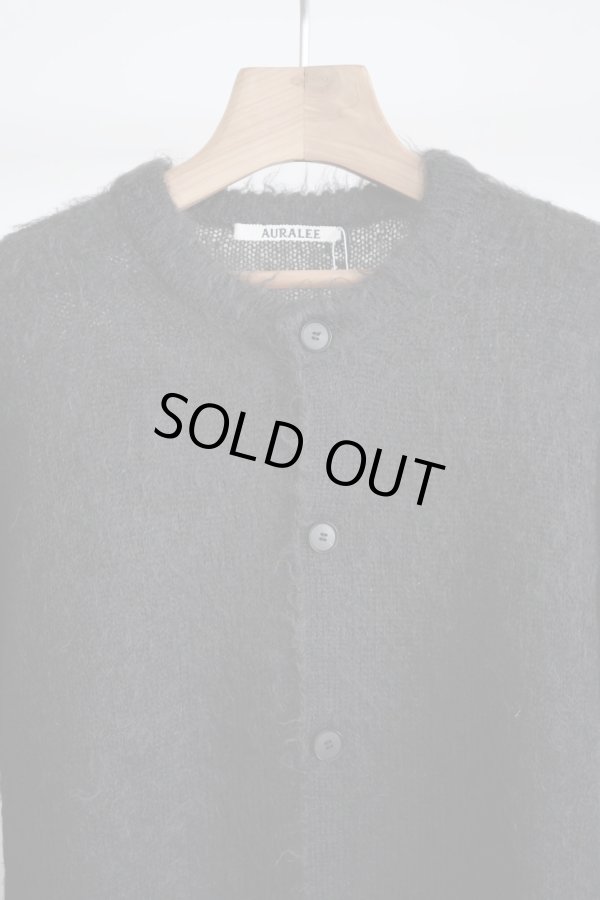 画像6: 「AURALEE」  BRUSHED SUPER KID MOHAIR KNIT CARDIGAN (6)