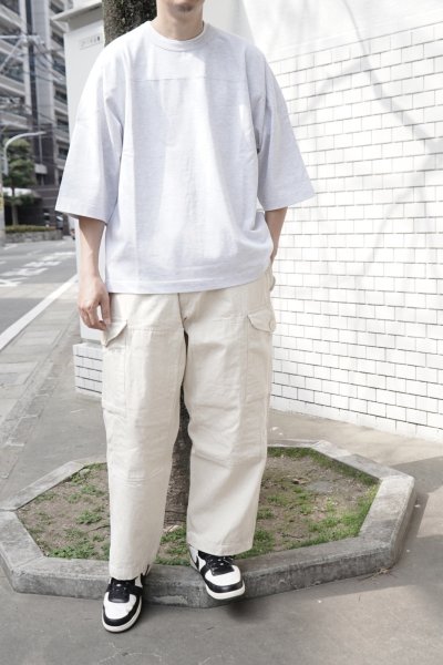 画像1: 「alvana」(アルヴァナ)NATURAL TWILL CARGO PANTS