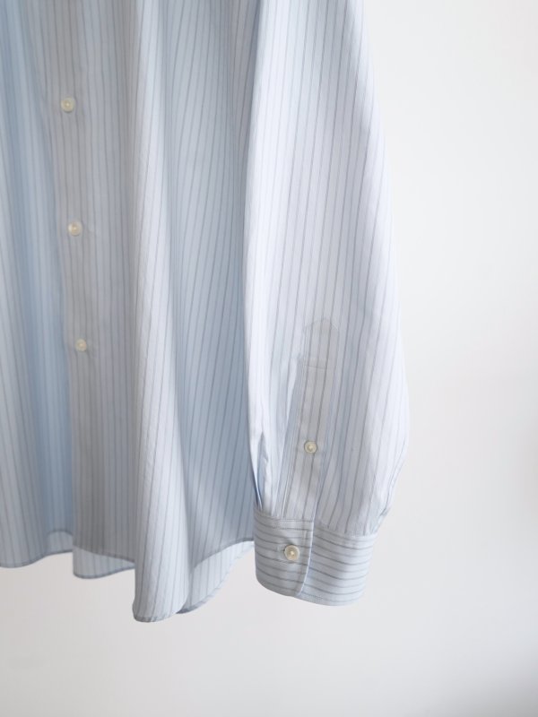 画像5: 「AURALEE」 SUVIN HIGH COUNT CLOTH STRIPE SHIRT (5)