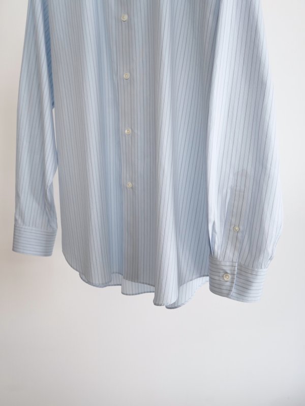 画像9: 「AURALEE」 SUVIN HIGH COUNT CLOTH STRIPE SHIRT (9)