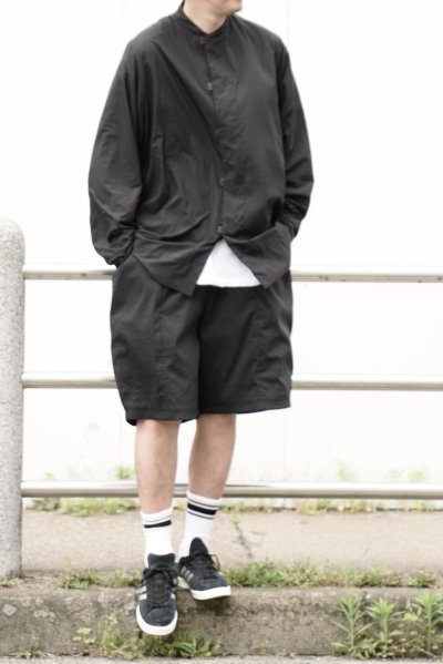 画像1: 「TEATORA」(テアトラ)CAPSULESNAP SHIRT HOVER LAYER -BLACK-