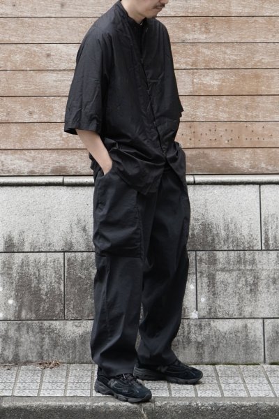 画像2: 「TEATORA」(テアトラ)CAPSULESNAP SHIRT S/S HOVER LAYER -BLACK-
