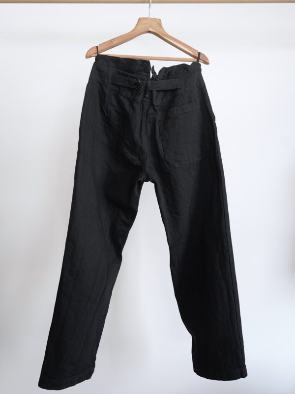 画像8: 「COMOLI」ブラックデニムオーバーパンツ (8)