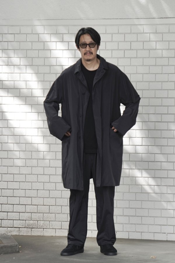 183cm 75kg  Coat：「TEATORA」(テアトラ)TIME ADAPTER DUALPOINT Size:5  Pants：「TEATORA」(テアトラ)WALLET PANTS RESORT DUAL POINT Size:5