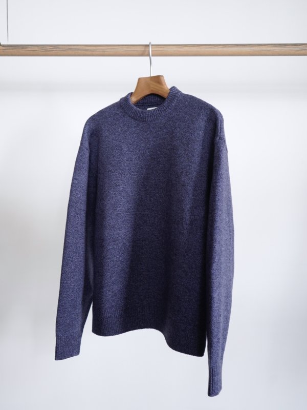 画像11: 「alvana」(アルヴァナ) 5G LAMS WOOL CREW KNIT (11)