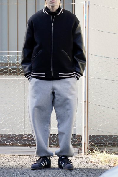 画像1: 「alvana」(アルヴァナ)WOOL MOHAIR COWHIDE LEATHER JACKET