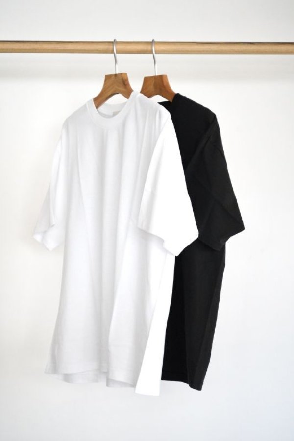 画像1: 「COMOLI」コットンジャージ半袖Tシャツ (1)