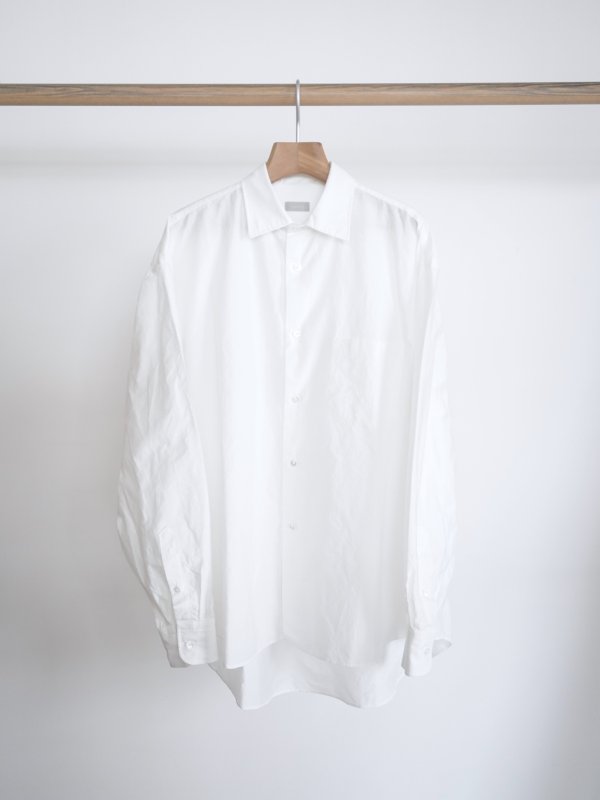 画像1: 「BAUTH」(バウス) COTTON SILK BROAD SHIRTS (1)