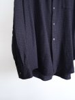 画像5: 「BAUTH」(バウス) COTTON WOOL SILK FLANNEL CHECK SHIRTS (5)