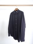 画像9: 「BAUTH」(バウス) COTTON WOOL SILK FLANNEL CHECK SHIRTS (9)