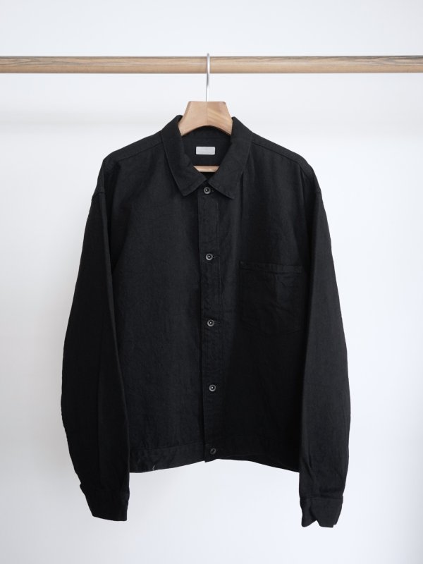 画像1: 「BAUTH」(バウス) BLACK TWILL BLOUSON (1)