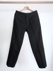 画像1: 「BAUTH」(バウス) BLACK TWILL TROUSERS (1)