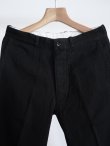 画像6: 「BAUTH」(バウス) BLACK TWILL TROUSERS (6)