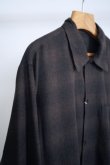 画像3: 「COMOLI」ウールチェックオープンカラーシャツ (3)