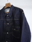 画像4: 「CIOTA」(シオタ)Single Pocket Denim Jacket -NAVY- (4)