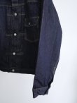 画像3: 「CIOTA」(シオタ)Single Pocket Denim Jacket -NAVY- (3)