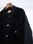 画像4: 「CIOTA」(シオタ)Single Pocket Denim Jacket -BLACK- (4)