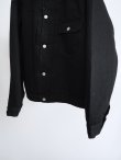 画像7: 「CIOTA」(シオタ)Single Pocket Denim Jacket -BLACK- (7)