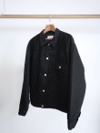 画像9: 「CIOTA」(シオタ)Single Pocket Denim Jacket -BLACK- (9)