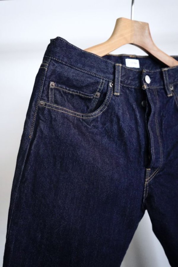 CIOTA」(シオタ) 本藍スビン13.5oz ストレートデニム -ネイビー CIOTA」(シオタ) 本藍スビン13.5oz ストレートデニム -ネイビー