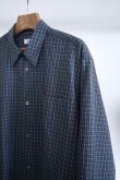 画像4: 「FUJITO」(フジト)B/S Shirt -Blue Check- (4)