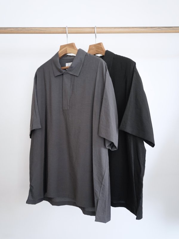 画像1: 「STILL BY HAND」(スティルバイハンド)レーヨンリネンスキッパーシャツ (1)