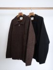 画像1: 「STILL BY HAND」(スティルバイハンド)ウールニットジップブルゾン (1)