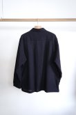 画像8: 【SALE】「STILL BY HAND」(スティルバイハンド) ウールスクエアシャツ(30%OFF)  (8)