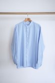 画像2: 「STILL BY HAND」(スティルバイハンド) Garment-dye Narrow Collar Shirt (2)