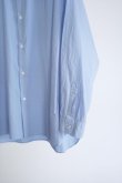 画像4: 「STILL BY HAND」(スティルバイハンド) Garment-dye Narrow Collar Shirt (4)