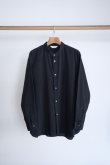 画像11: 「STILL BY HAND」(スティルバイハンド) Garment-dye Narrow Collar Shirt (11)