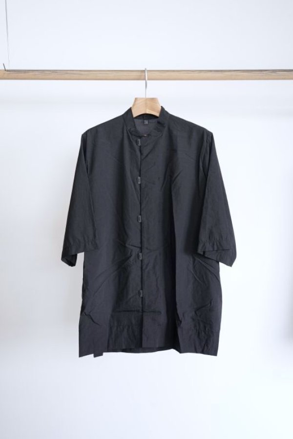 画像1: 「TEATORA」(テアトラ)CAPSULESNAP SHIRT S/S HOVER LAYER -BLACK- (1)