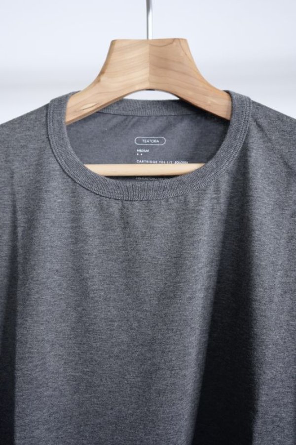 画像6: 「TEATORA」(テアトラ)CARTRIDGE TEE L/S SOLOTEX -HEATHER CHARCOAL- (6)