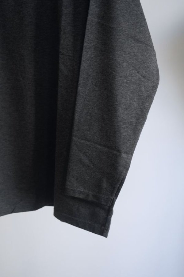 画像3: 「TEATORA」(テアトラ)CARTRIDGE TEE L/S SOLOTEX -HEATHER CHARCOAL- (3)
