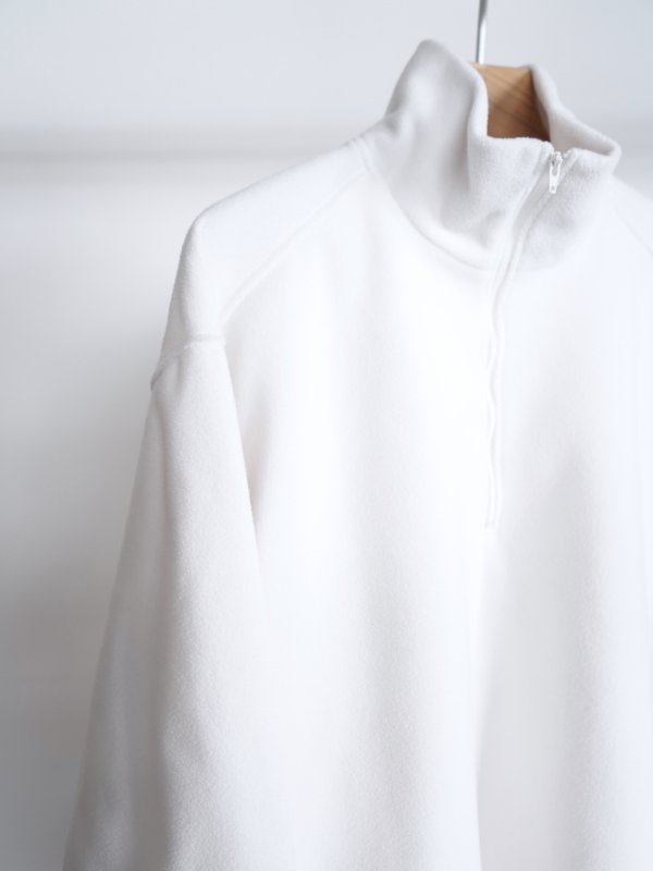 画像4: 「Y」 (ワイ)RECYCLE POLYESTER FLEECE HALF ZIP P/O (4)