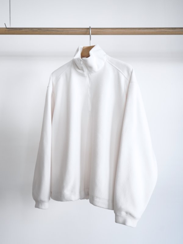 画像11: 「Y」 (ワイ)RECYCLE POLYESTER FLEECE HALF ZIP P/O (11)