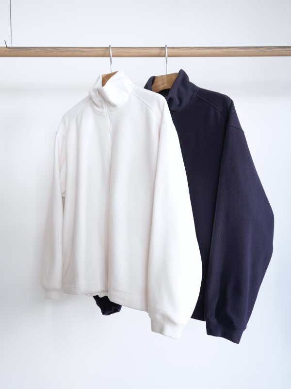 画像1: 「Y」 (ワイ)RECYCLE POLYESTER FLEECE HALF ZIP P/O (1)