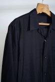 画像3: 「COMOLI」ウールシルク半袖オープンカラーシャツ (3)