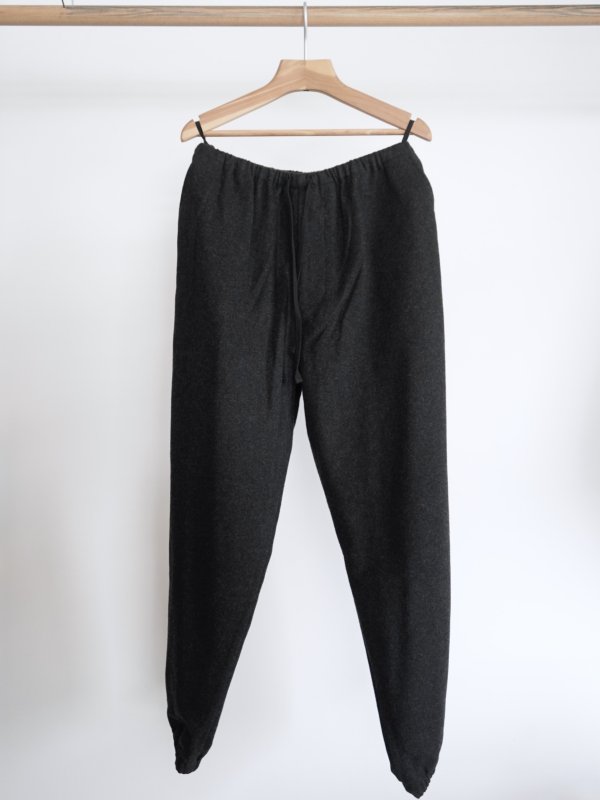 画像2: 「COMOLI」カシミヤドローストリングパンツ (2)