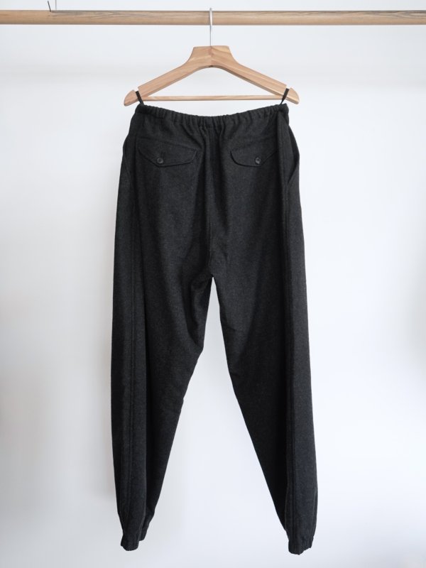 画像10: 「COMOLI」カシミヤドローストリングパンツ (10)