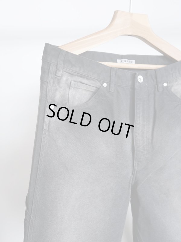 画像2: 「AURALEE」 PRODUCT DYED ORGANIC COTTON DUCK PAINTER PANTS (2)