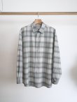 画像1: 「AURALEE」 SUPER LIGHT WOOL CHECK SHIRTS (1)