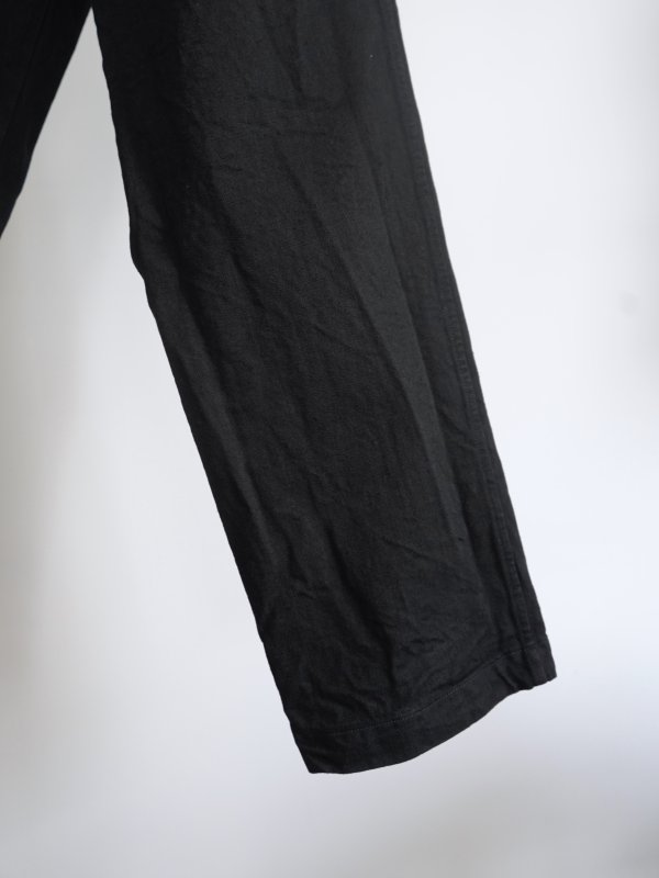 画像3: 「COMOLI」ブラックデニムオーバーパンツ (3)