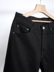 画像2: 「alvana」(アルヴァナ)BHARAT DENIM SKATE PANTS -INK BLACK- (2)