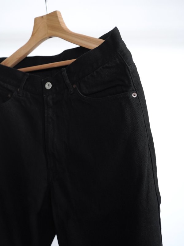 画像4: 「alvana」(アルヴァナ)BHARAT DENIM SKATE PANTS -INK BLACK- (4)